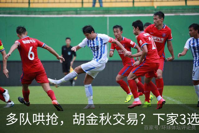 多队哄抢，胡金秋交易？下家3选1，上海热门，转会费或超张镇麟